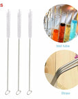 EcoClean Tube & Straw Cleaning Brush Set 4PCs