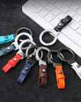 CAR KEYCHAIN HIGH END LEATHER KEYRING