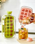 4-in-1 Ice Cube Maker with Storage Container