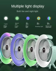 BreezeGlow 2-in-1 USB Rechargeable Fan & LED Desk Lamp