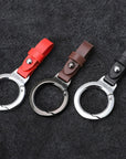 CAR KEYCHAIN HIGH END LEATHER KEYRING