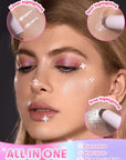 Blendable Lightweight Jelly Shimmer Highlighter Eyeshadow