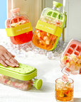 4-in-1 Ice Cube Maker with Storage Container