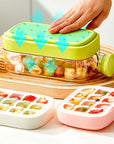 4-in-1 Ice Cube Maker with Storage Container
