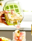 4-in-1 Ice Cube Maker with Storage Container