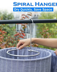 SpinDry Spiral Hanger