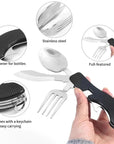 Stainless Steel 4-In-1 Foldable Tablespoon Set