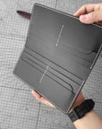 Black Leather Organizer Wallet