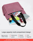 Water Repellent Multi Pocket Nylon Shoulder Bag👜