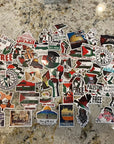 Freedom Palestine Stickers (50PCS)