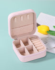 Leather Portable Jewelry Box