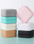Leather Portable Jewelry Box