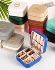 Leather Portable Jewelry Box