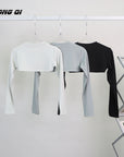 FlexFit Long Sleeve Crop Top