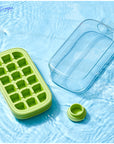 Portable 2 in 1 Silicone Ice Cube Mold Bottle