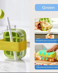 Portable 2 in 1 Silicone Ice Cube Mold Bottle
