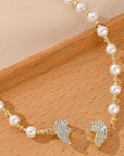 Magnetic Pearl Heart Necklace