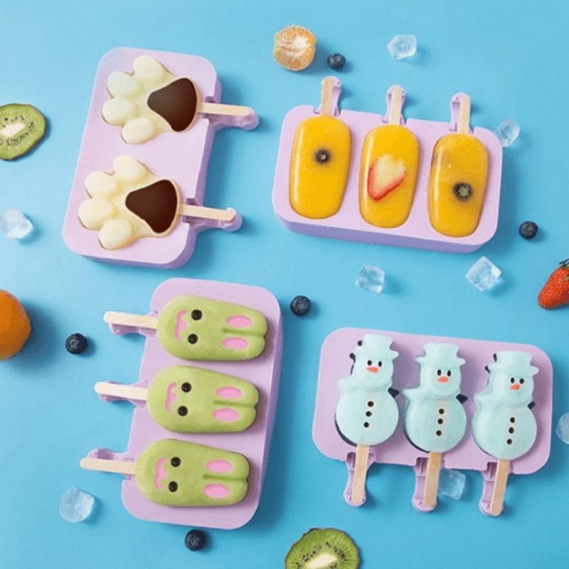 ICE CREAM MOLD WITH STICKS