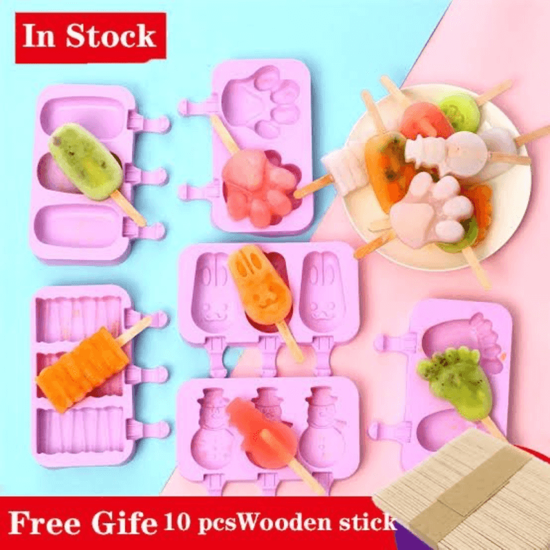 ICE CREAM MOLD WITH STICKS