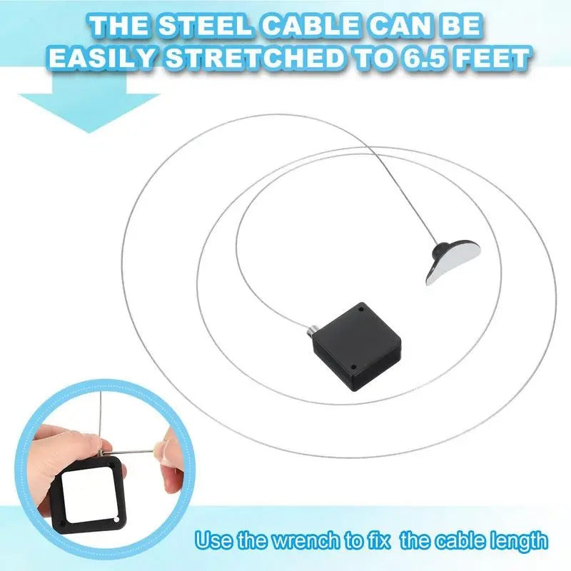 Square Telescopic Security Pull Wire Box