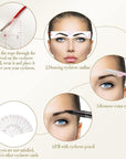 Reusable Eyebrow Stencil Shaper Kit