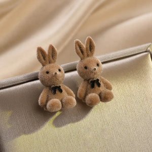 CUTE RABBIT EARRINGS (2 PAIR)