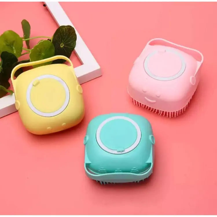 2 in 1 Silicone Bath brush Soap Dispenser