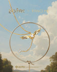 Harry Potter Golden Snitch Sterling Silver Necklace
