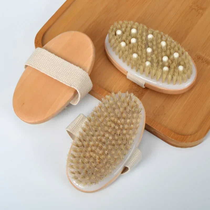 2 In 1 Dry Skin Body Brush