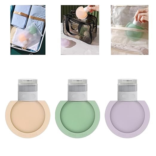 3 PCS TRAVEL BOTTLES FOR TOILETRIES