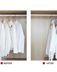 Space-Saving Clothes Hanger Connector Hooks