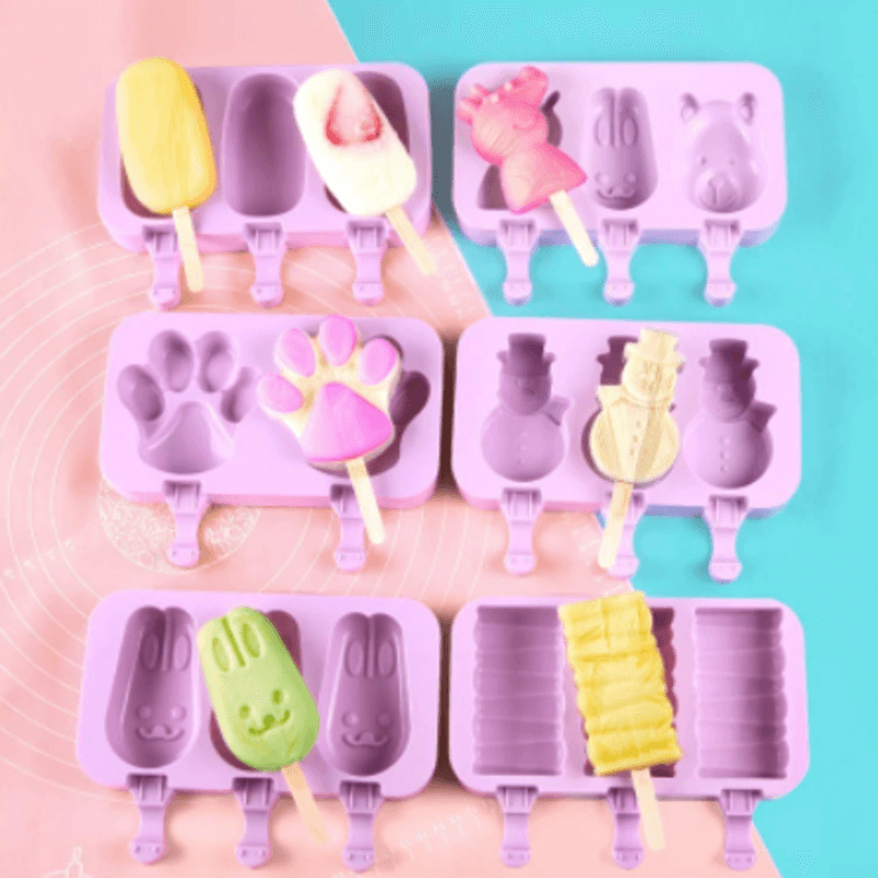 ICE CREAM MOLD WITH STICKS