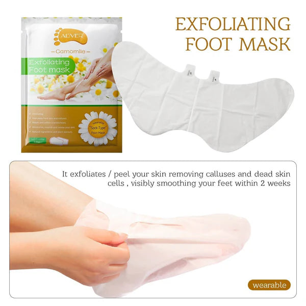 Aliver Natural Exfoliant Foot Peel Mask(1 PAIR)