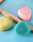 2 in 1 Silicone Bath brush Soap Dispenser