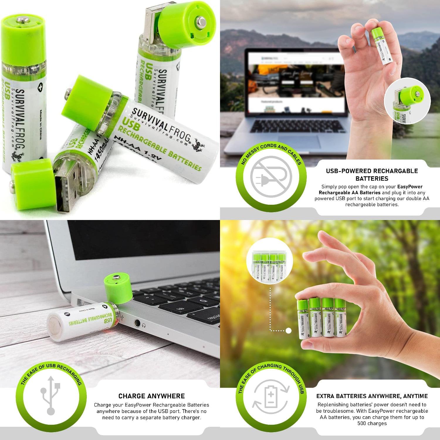 USB Rechargeable Batteries
