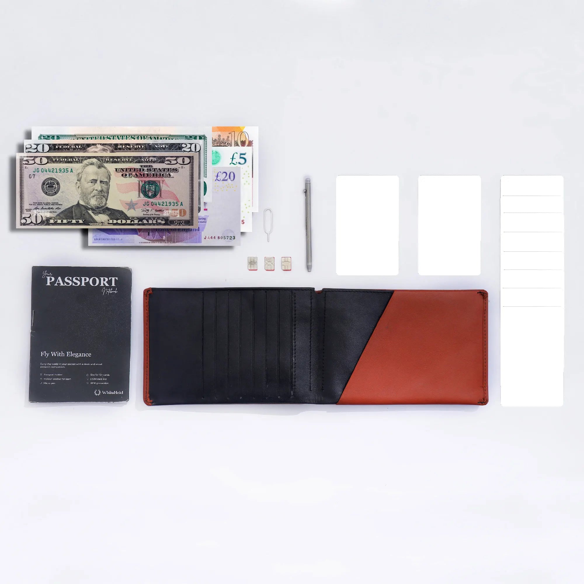 WhimHold Travel Wallet