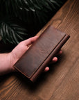 Turkish Style Handmade Leather Phone Wallet ( PURE LEATHER )