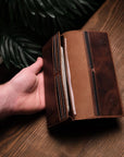 Turkish Style Handmade Leather Phone Wallet ( PURE LEATHER )