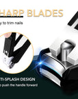 Nail Clippers with Magnifying Glass