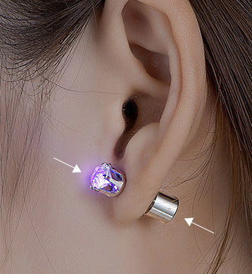 LED Ear Studs Ring Shinning Light – xeemartpk