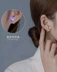 LED Ear Studs Ring Shinning Light