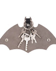 Premium Leather Bat Key Case & Keychain Pouch