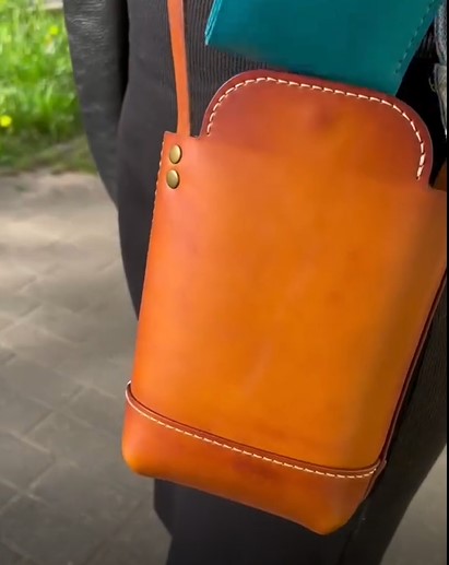 Handmade Leather Crossbody Classic Sling Bag