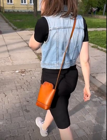 Handmade Leather Crossbody Classic Sling Bag