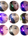 LED Ear Studs Ring Shinning Light