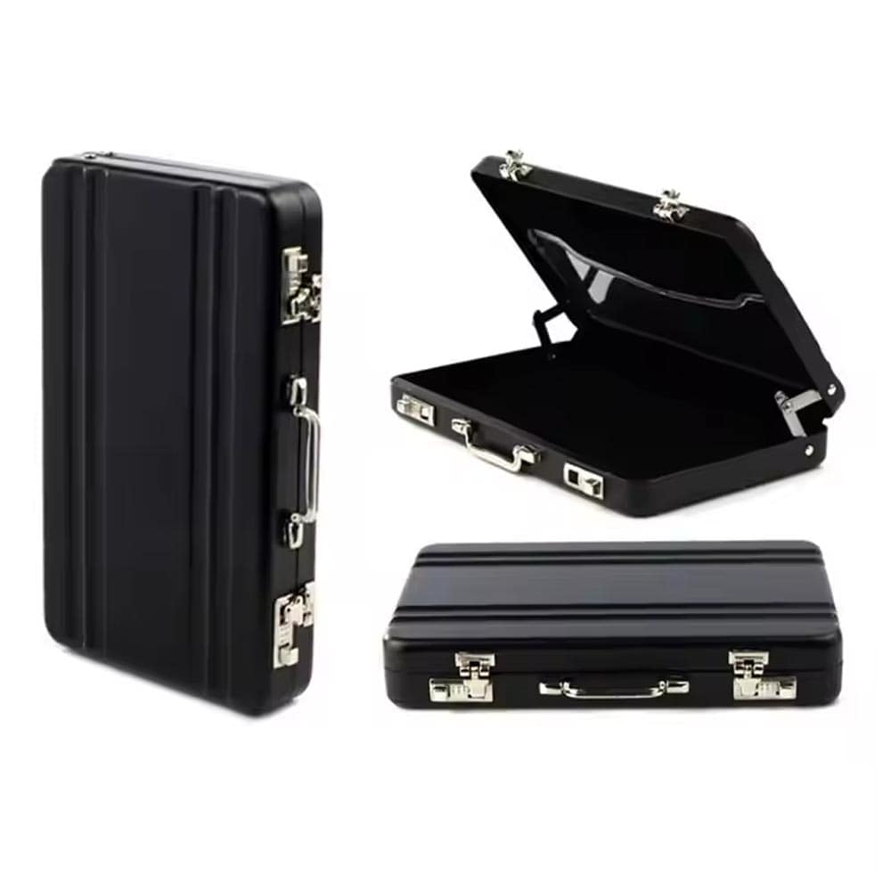 Briefcase Miniature Cards Holder RFID Wallet Realistic – xeemartpk