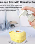 2 in 1 Silicone Bath brush Soap Dispenser