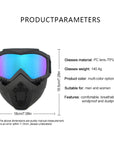 Tactical Full Face Mask Goggles