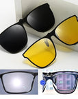 New Polarized Clip-on Flip Up Sunglasses