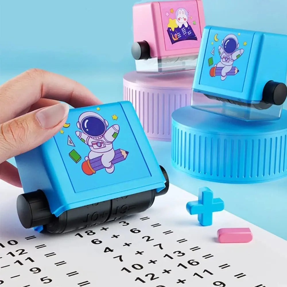 Mathematics Practice Number Rolling Stamp – xeemartpk